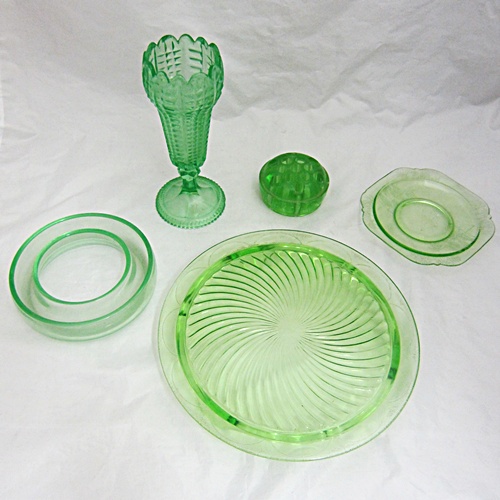 is vaseline uranium glass safe