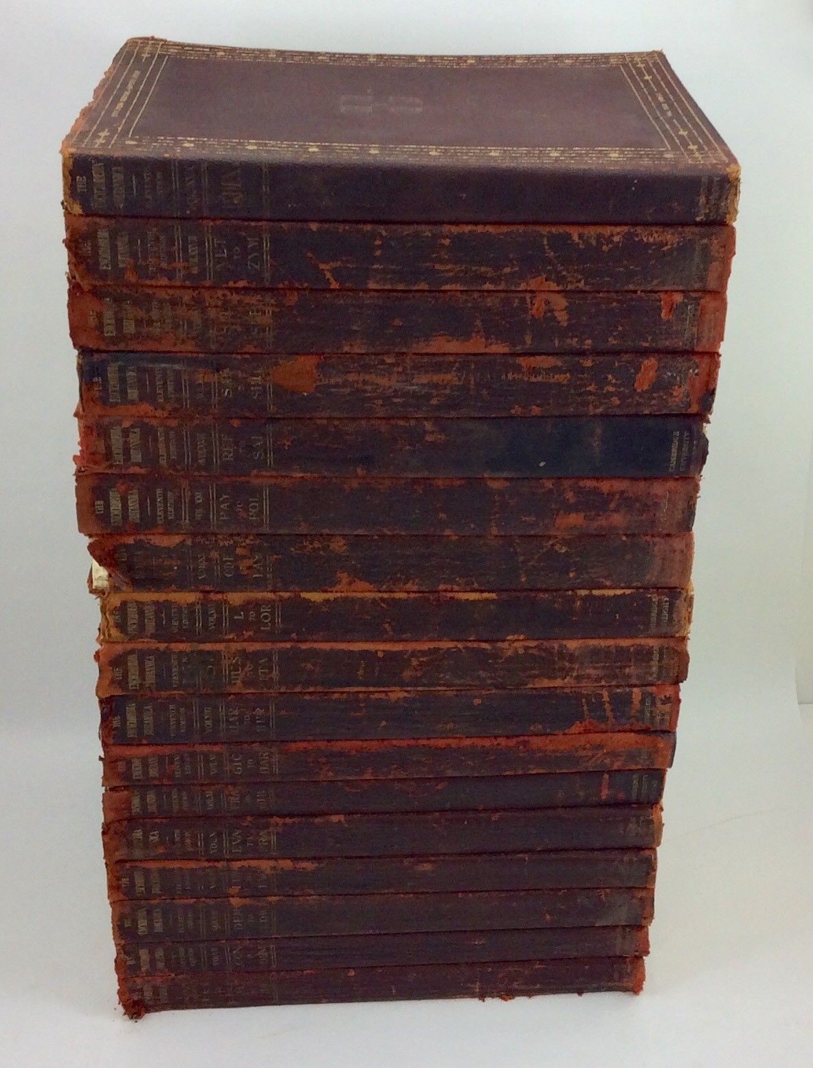 1911 ENCYCLOPEDIA BRITANNICA Partial 18 Volumes 11TH EDITION Folio Size ...